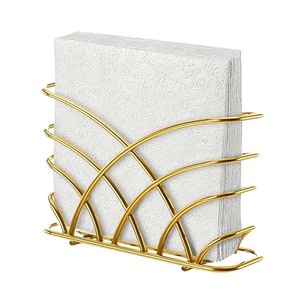 Servilletero de tejido con estilo más vendido Construcción de metal Premium Perfecto para restaurante de hotel y más Disponible en múltiples diseños - Product Image 3