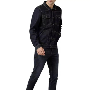 Ropa de calle informal personalizable para hombre, conjuntos de chaqueta vaquera, ropa de abrigo duradera cómoda y elegante para invierno - Product Image 3