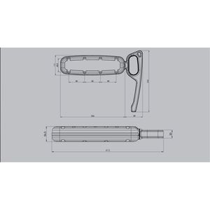 Soporte para Puerta FERMAPORTA en PA, Dimensiones 414X310X57 - Product Image 3