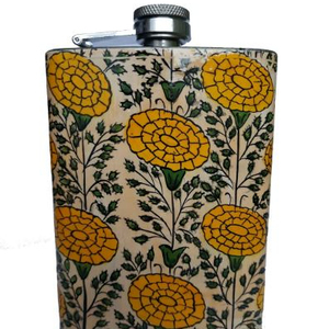 Morden Style King KLP 4oz 304 Petaca redonda portátil de acero inoxidable 304 Olla de vino de acero inoxidable para regalos de fiesta - Product Image 1