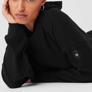 ชุดโยคะสตรีไซส์ใหญ่พิเศษแขนกุดแห้งเร็วระบายอากาศได้ดีพิมพ์โลโก้บนเอวทรงหลวมมีฮู้ด - Product Image 2