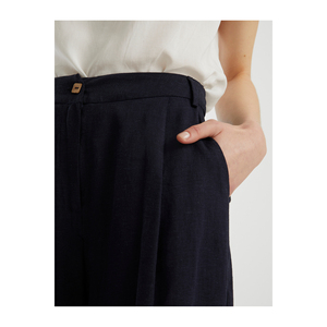 Shorts de Lino con Cinturón para Mujer, Alta Calidad, de Turquía - Product Image 5