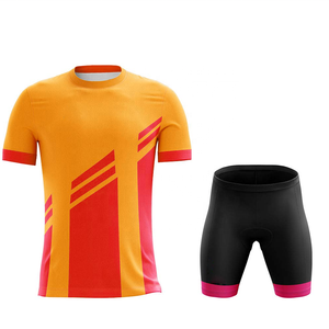 Good Quality Cycling Uniform Wear Custom Made Logo Cycling Wear Short Sleeves Apparel Men Cycling Clothes Suits - Product Image 3