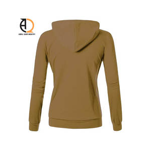 Nuevo diseño Color sólido 1/2 Zip up Pullover Sudadera con capucha Sudaderas y sudaderas con capucha de mujer informales de gran tamaño - Product Image 6
