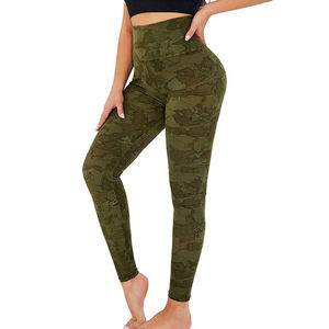 Leggings pour femmes, fabrication professionnelle, design personnalisé, taille élastique, séchage rapide, respirant, vêtements de sport décontractés pour la gym et le fitness - Product Image 2