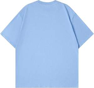 T-shirt graphique surdimensionné en coton épais pour homme, style vintage, impression numérique, délavé à l'acide, t-shirt graphique vierge pour homme - Product Image 2