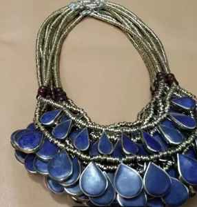 Conjunto de Joyería Afgana KUCHI de Tamaño Personalizado, Joyería de Boda Multicolor de Alta Calidad con Baño de Oro para Fiestas - Product Image 3