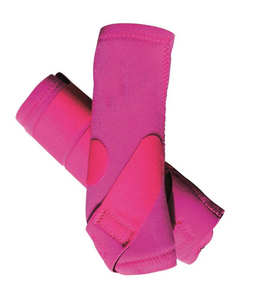 Botas de cepillado de neopreno para caballos, protección de piernas, seguridad multicolor, envolturas para caballos, equitación ecuestre, equipo veterinario equino - Product Image 2