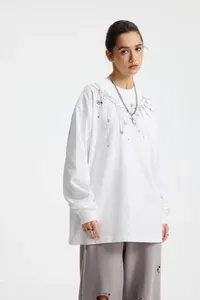 Hip Hop estilo 100% algodón en relieve sudaderas con capucha - Product Image 2