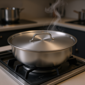 Tapa de Olla Profesional Ballarini Serie 9200 de 32 cm, Acero Inoxidable, Acabado Cromado Satinado, Pieza de Repuesto para 9258 - Product Image 3