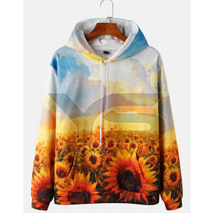 Sudadera con capucha de sublimación para hombre superventas, diseño bordado 3D de invierno e invierno, material sólido al por mayor - Product Image 1