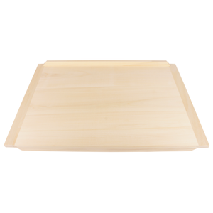 Planche à pâtisserie en bois de peuplier 60x40cm, planche à pétrir avec rebord, pour pizza et pain, personnalisable OEM - Product Image 1