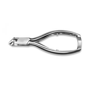 Cortaúñas profesional de acero inoxidable de alta resistencia para manicura, cortador de uñas de belleza, dedos de resorte doble curvos, cortaúñas de alta calidad para - Product Image 4