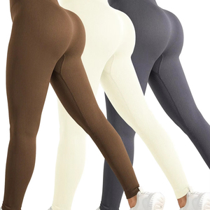 Leggings de sport push-up sans couture pour femmes vêtements de sport taille basse avec pantalon de fitness effet scrunch Bum - Product Image 1