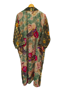 ชุดคลุมบิกินี่สไตล์ญี่ปุ่น, ชุดคลุมชุดว่ายน้ำชุดยาวผ้าไหมส่าหรีอินเดียชุดใส่กลางคืน - Product Image 6