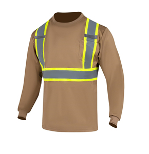 Pull d'hiver pour hommes avec logo personnalisé sur le devant, uniforme de travail pour les agents de sécurité, respirant en acrylique - Product Image 3