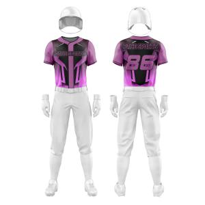 ชุดเสื้อเจอร์ซีย์เบสบอลพิมพ์ซับลิเมชันสำหรับชุดทีมกีฬาของผู้ใหญ่ - Product Image 3