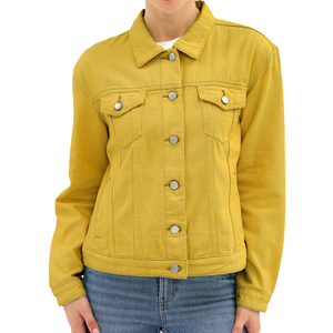 Chaqueta Vaquera de Diseño Moderno para Mujer, 100% Algodón, Acolchada, Transpirable, de Secado Rápido, Chaqueta Vaquera de Invierno Más Vendida - Product Image 1