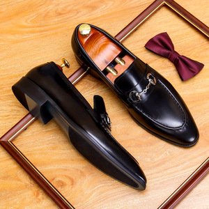 Wholesale Men's Large Size Breathable Lace up Waterproof Lightweight Oxford <b>Shoes</b> Cowhide Material for Formal Business Casual - Product Image 1