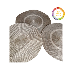 Artisan Seagrass <b>Mat</b> Vietnam Strong Weave Natural Finish Customized Color Size All-Season for Living Rooms Showrooms Craft - Product Image 6