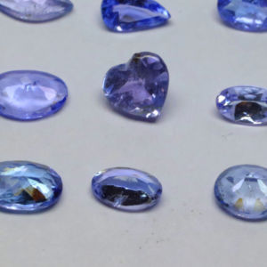 100% véritable pierre précieuse tanzanite qualité formidable lot de tanzanite à facettes mélange forme pierre naturelle pour la fabrication de bijoux - Product Image 1