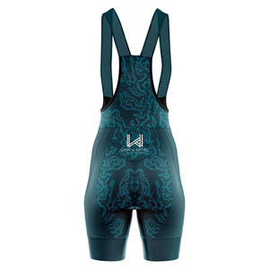 Custom Pro Team Cycling Bib Shorts que absorbe la humedad de secado rápido transpirable a prueba de viento sin costuras de talla grande Unisex Spandex/poliéster - Product Image 3