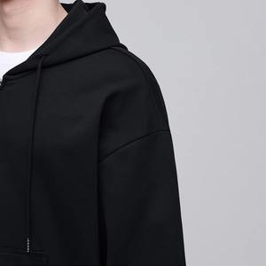 Sweat à capuche en molleton léger en coton, décontracté, streetwear, tenue de sport, avec capuche réglable, poches avant, logo - Product Image 5