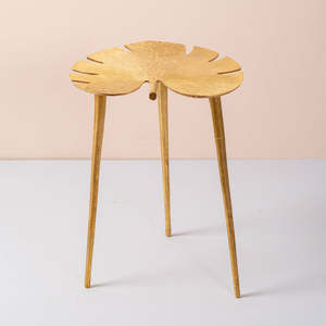 โต๊ะสามขาทรงใบไม้ขนาดใหญ่โต๊ะกาแฟแฟนซีตกแต่งบ้านเฟอร์นิเจอร์ทันสมัยแบบพกพาโต๊ะเน้นเสียงราคาไม่แพง - Product Image 4