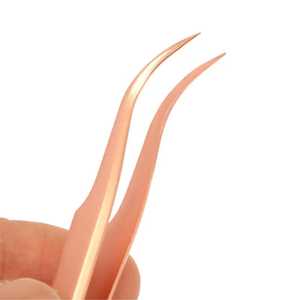 ชุดแหนบต่อขนตาแบบมืออาชีพ สีชมพูโรสโกลด์ สำหรับวันวาเลนไทน์ สีสั่งทำได้ ทนทาน แม่นยำ ด้ามจับทรงเพชร - Product Image 2