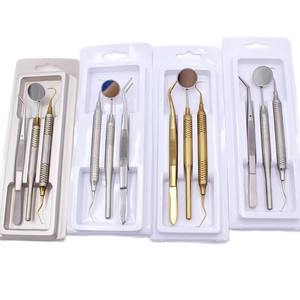 Professional Dental Examination Set Mirror Probe Tweezers Dental Surgical Instruments Dentist College Student <b>Oral</b> <b>Care</b> Kit - Product Image 2