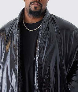 Veste matelassée pour homme, fabriquée sur mesure, chaude, imperméable, pour l'extérieur, l'hiver, veste en duvet brillante pour homme - Product Image 2