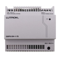 Alimentation QS LINK Le (W)QSPS-DH-1-75 fournit jusqu'à 75 unités de consommation d'énergie (PDUs) sur un QS link. Lutron