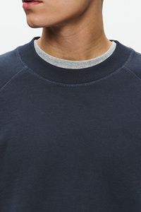 เสื้อสวมหัวแขนยาวแบบวินเทจมีฮู้ดสำหรับผู้ชายผ้าฟลีซผสมโพลีเอสเตอร์ผ้าฝ้ายนุ่มใช้ปัก100% - Product Image 4