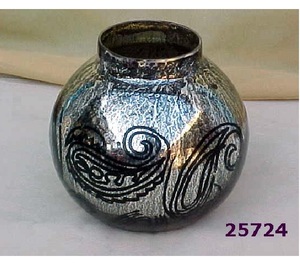 กระถางดอกไม้แก้วตกแต่งบ้านตกแต่งสีดำโบราณ - Product Image 2