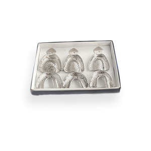 Venta de bandejas de impresión quirúrgica dental con acabado espejo, bandejas de impresión dental de metal resistente para laboratorio dental y uso clínico - Product Image 3