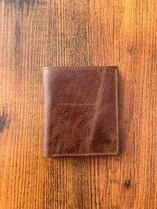 Hot Sale <b>Men's</b> <b>Wallet</b> Real Leather Wristlet Long Zipper <b>Wallet</b> Genuine Leather Fashion <b>Brown</b> Color Cash Holder Gift for Him - Product Image 2