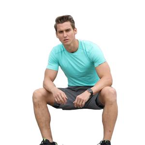 Camiseta de gimnasio para hombre con logotipo personalizado de alta calidad, estilo Vintage, cuello redondo, moda informal, aspecto tejido de punto OEM - Product Image 6