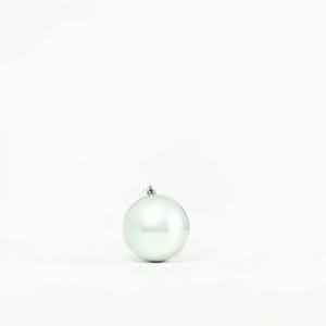 Adornos Navideños de Plástico Verde Claro con Purpurina, 4 Piezas, Bolas de 10 cm y Adornos para Árbol, Decoración Festiva - Product Image 3