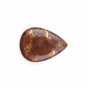 Haute qualité 16x22mm forme de poire Briolette brun lave cuivre naturel lisse calibré pierres précieuses en vrac pour la fabrication de bijoux - Product Image 6