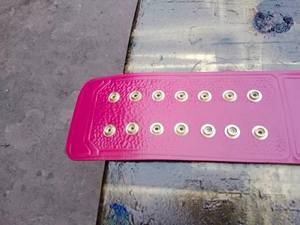 เข็มขัดมวยปล้ำระดับแชมป์ของผู้หญิงสายหนังสังกะสี2มม. ทำจากทองเหลืองป้องกันการลื่นสำหรับมวยและศิลปะการต่อสู้ - Product Image 6