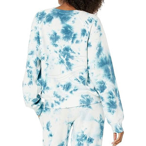 Sweat-shirt à col rond en coton pour femme, imprimé personnalisé, pull décontracté d'hiver, doublure en toile unie, respirant, pour l'extérieur - Product Image 3