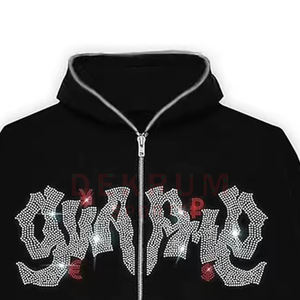 Sudadera con Capucha de Invierno para Hombre 2026, de Alta Calidad, con Pedrería, de Algodón/Poliéster, Cómoda, Estilo Clásico - Product Image 5