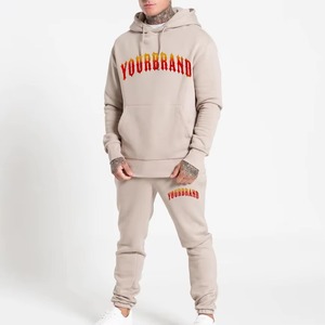 Conjuntos Deportivos de Satén con Capucha para Invierno, Personalizables con Logotipo, Chaqueta y Pantalones de Dos Piezas, Corte Regular Unisex, Venta al Por Mayor - Product Image 1