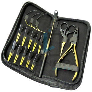 Worldwide Best Selling Hair Extension <b>Tools</b> <b>Kit</b> Advanced <b>Mini</b> Customized <b>Tools</b> in Black Matte & Plasma Gold Hair Styling <b>Tools</b> - Product Image 6