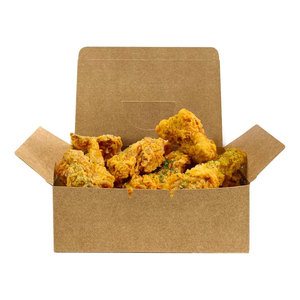 Gà rán container lớn dùng một lần giấy thực phẩm đưa ra hộp lò vi sóng an toàn khoai tây chiên bao bì thực phẩm nóng nhà hàng - Product Image 4