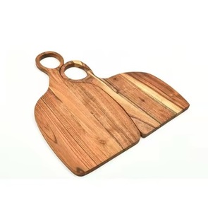 Tabla de cortar de madera hecha a mano de grado alimenticio diseño exquisito, bloques de cortar para frutas y verduras Venta caliente - Product Image 4