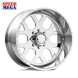 ล้อแม็กซ์ SPEED MEGA สีเงิน ขนาด 16-24 นิ้ว สำหรับรถกระบะ SUV อัพเกรด ดีไซน์อเมริกันฟอร์ซ - Product Image 2