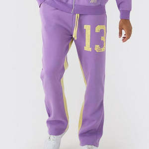 Venta al por mayor OEM servicio personalizado de alta calidad de los hombres de chándal de peso pesado de los hombres de cremallera Jogging Suit para invierno chándal para hombres - Product Image 5