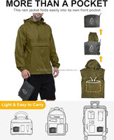 Veste de pluie à capuche légère et imperméable pour homme, respirante, coupe-vent, chaude, doudoune d'extérieur