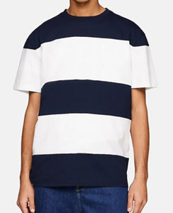 Vente en gros de t-shirts pour hommes coupés et cousus sur mesure de fournisseurs bangladais 100% installations de production en vrac en coton avec logo à l'avant - Product Image 4